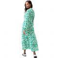 French Connection Dress Womens Jelly Bean-White Printed Midi Dress