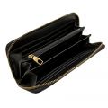 Womens Black Gold Logo Zip Around Purse 104782 by Versace Jeans Couture from Hurleys