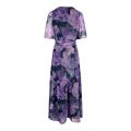 Hope & Ivy Dress Womens Purple The Adele Midi Dress 