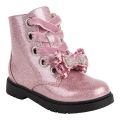 Lelli Kelly Boots Girls Pink Glitter Fior di Fiocco Boots