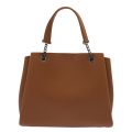 Womens Brown Pebble Small Tote Bag 55412 by Emporio Armani from Hurleys