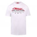 Diesel T Shirt Mens Bright White T-JUST-L3 S/s | Hurleys