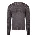 Mens Black Crew Neck Jumper 118965 by Replay from Hurleys