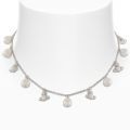 Vivienne Westwood Necklace Womens Platinum/Creamrose Pearl Emiliana Necklace