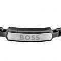BOSS Bracelet Mens Black/Silver Devon Box Chain Bracelet