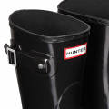 Hunter Boots Womens Black Gloss Original Short Wellington