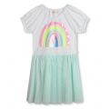 Girls White Rainbow Net Skirt Dress 134465 by Billieblush from Hurleys