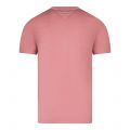 Mens Teaberry Blossom Garment Dye Tommy Logo S/s T 137094 by Tommy Hilfiger from Hurleys