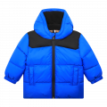 Toddler Blue Padded Hood Jacket 131861 by BOSS from Hurleys