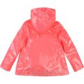 Girls Pink Branded Raincoat 53338 by Billieblush from Hurleys