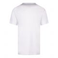 Versace Jean Couture T Shirt Mens White Watercolour Baroque Logo S/s T