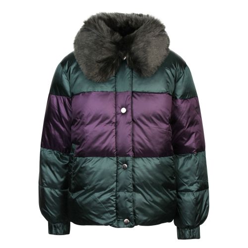 Purple Womens Clothing Jackets Casual jackets Emporio Armani Synthetic Down Jacket in Dark Purple 