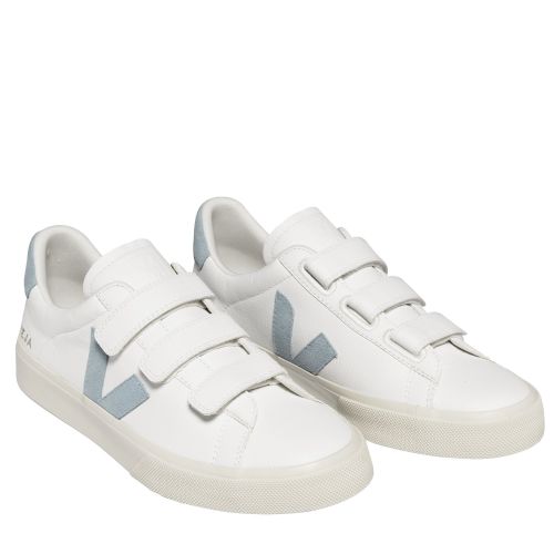 Womens	Extra White/Steel Recife Logo Trainers 137763 by Veja from Hurleys