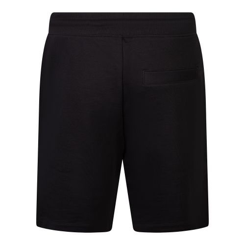 HUGO Shorts Mens Black/Aqua Diz222 Sweat Shorts