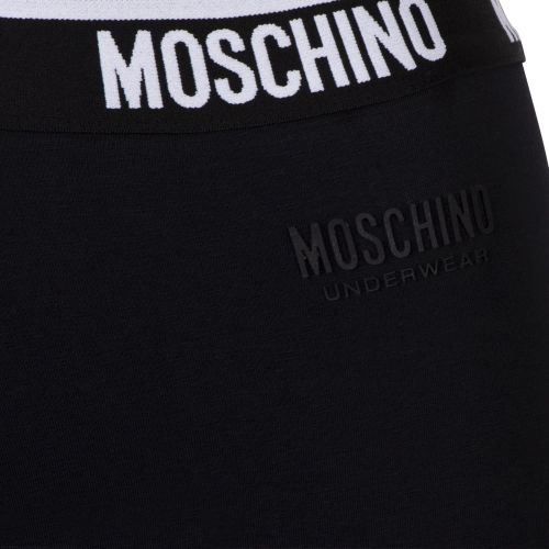 Moschino Leggings Womens Black/White Logo Band Leggings