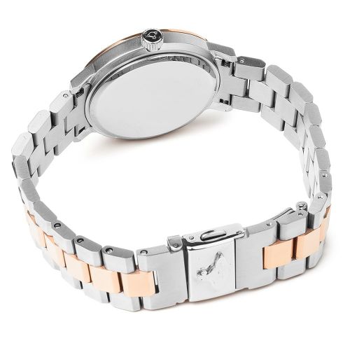 Womens Silver & Rose Gold Bloomsbury Bracelet Watch
