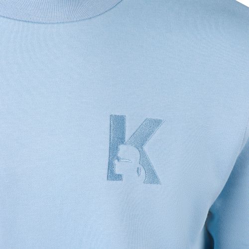 Karl Lagerfeld Sweatshirt Mens Turquoise Logo Sweatshirt