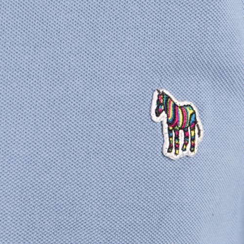 Mens Blue Zebra Badge Reg Fit S/s Polo 137711 by PS Paul Smith from Hurleys