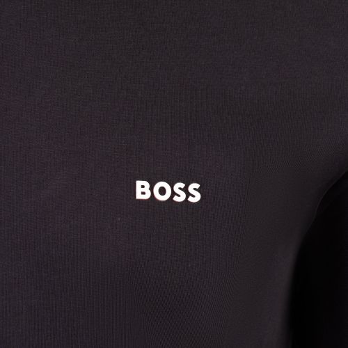 BOSS Green T Shirt Mens Black Tee Small Logo S/s T Shirt
