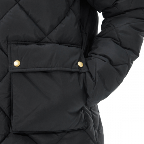 Barbour International Jacket Womens Black Norton Quilt Jacket