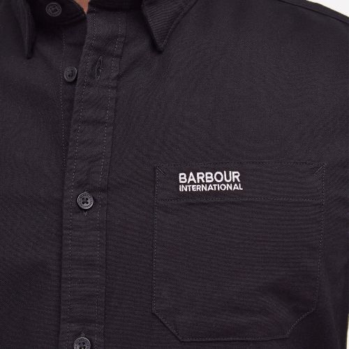 Barbour International Shirt Mens Black Kinetic S/s Shirt
