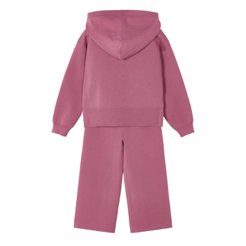 Mayoral Girls Orchid Knit Hoodie + Pants 2 Piece Set