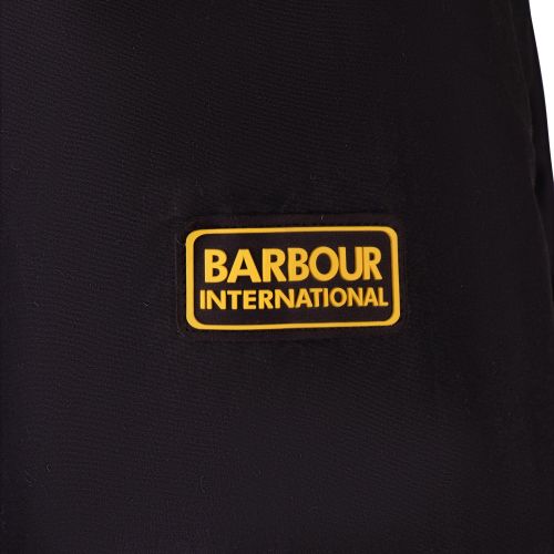 Barbour International Waxed Jacket Mens Black Winter Duke Waxed Jacket