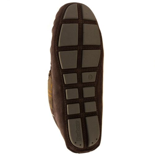 Mens Brown Monty Moccasin Slippers 63731 by Barbour from Hurleys
