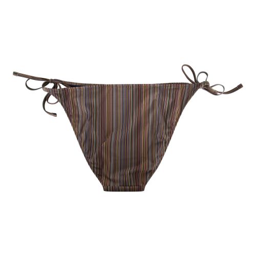PS Paul Smith Womens Multi Colour Signature Stripe Tie Bikini Briefs