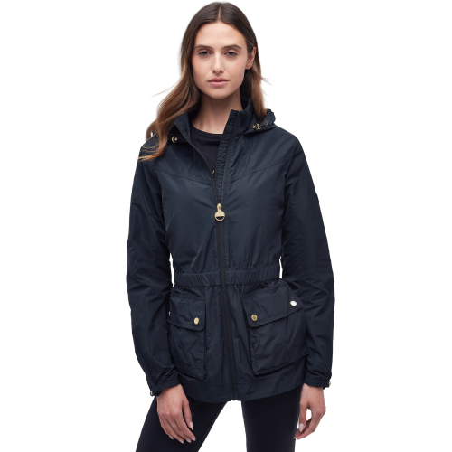 Barbour International Coat Womens Black Atom Showerproof Jacket