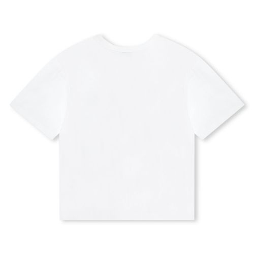 Marc Jacobs T Shirt Girls White Graffiti Logo S/s T Shirt