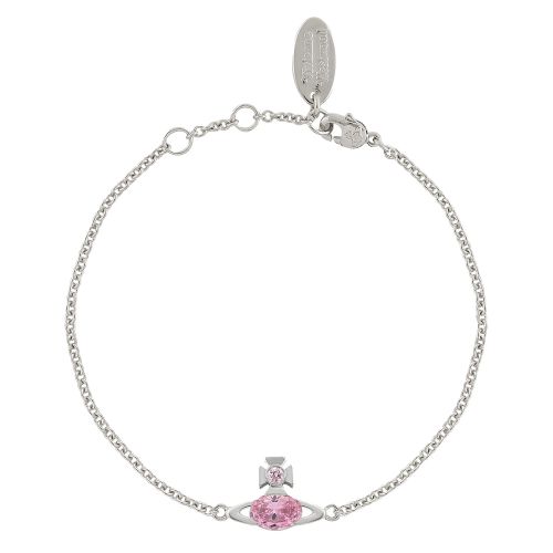 Womens	Platinum/Light Pink Allie Bracelet 137461 by Vivienne Westwood from Hurleys