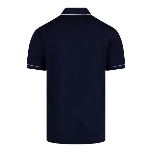 Lacoste Polo Shirt Mens Navy Tipped S/s Polo Shirt