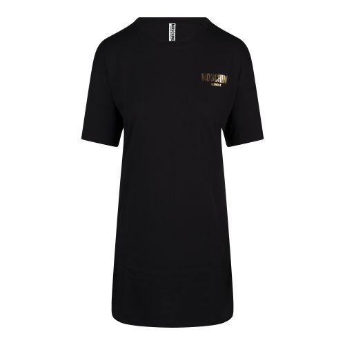 Moschino T Shirt Dress Womens Black T Shirt Beach Dress