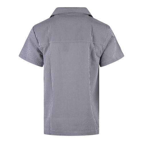 BOSS Shirt Mens Navy Beach Stripe S/s Shirt