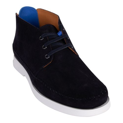 PS Paul Smith Boots Mens Dark Navy Crane Suede Casual Boots