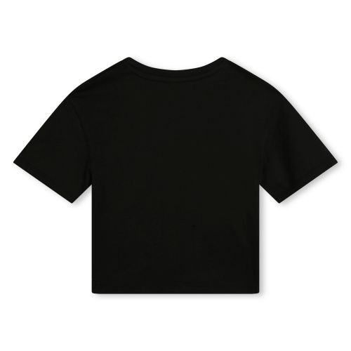 DKNY T Shirt Girls Black Knot Detail S/s T Shirt