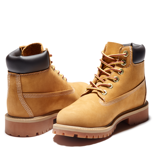 Youth Wheat Classic 6 Inch Premium Boots (12-2) 99727 by Timberland from Hurleys