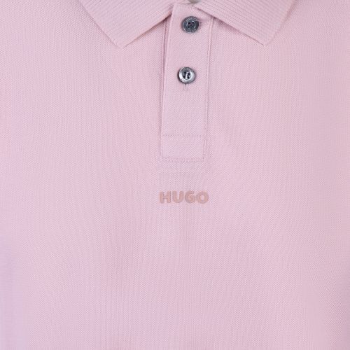 HUGO Polo Shirt Mens Light Pink Dangula S/s Polo Shirt