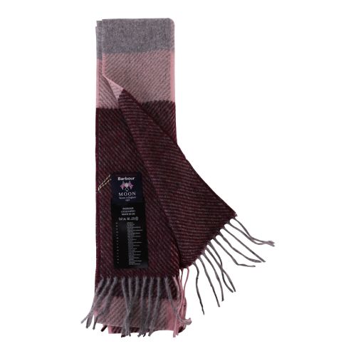 Barbour Scarf Womens Pink Hamble Scarf