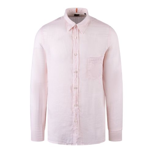 BOSS Shirt Mens Light Pink O Relegant_6 L/s Shirt