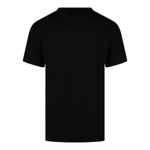Versace Jean Couture T Shirt Mens Black Watercolour Baroque Logo S/s TVersace Jean Couture T Shirt Mens Black Watercolour Baroque Logo S/s T