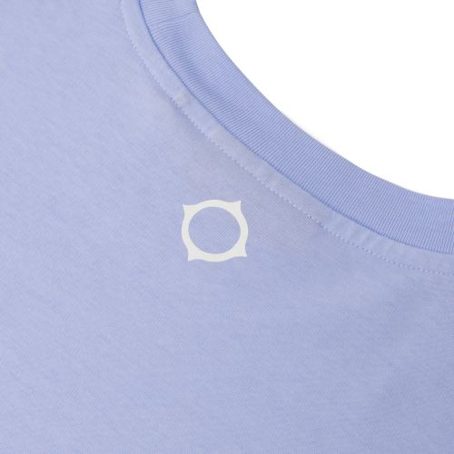 MA.STRUM T Shirt Mens Lavender Chest Print S/s T Shirt