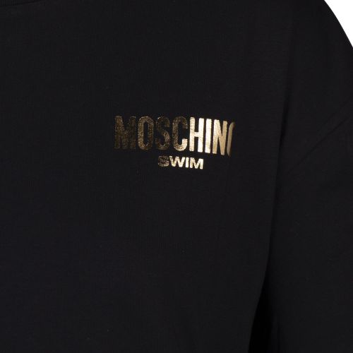 Moschino T Shirt Dress Womens Black T Shirt Beach Dress