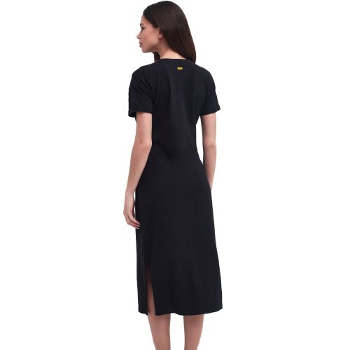 Barbour International Midi Dress Womens Black Whitson Midi Dress