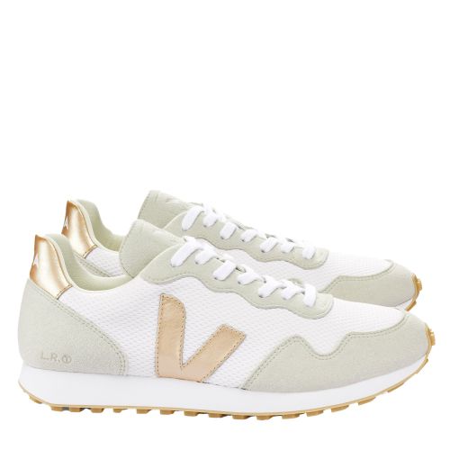 Womens	White/Platine SDU Rec Trainers 137767 by Veja from Hurleys