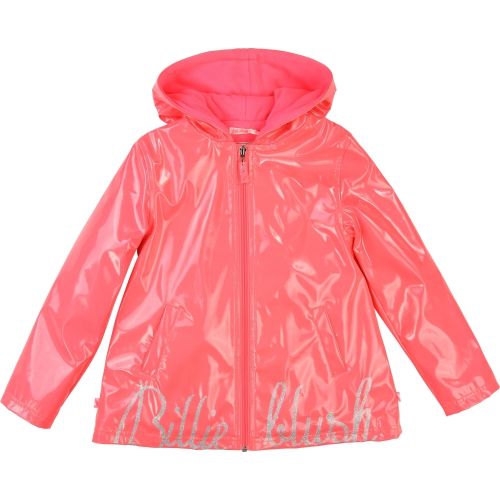 Girls Pink Branded Raincoat 53337 by Billieblush from Hurleys