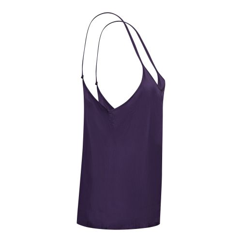 Calvin Klein Loungewear Set Womens Purple Plumeria Pure Sheen Cami + Short Set 