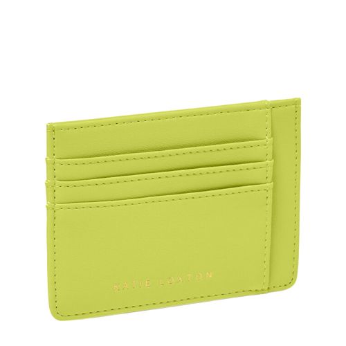 Katie Loxton Card Holder Womens Lime Green Lily Card Holder