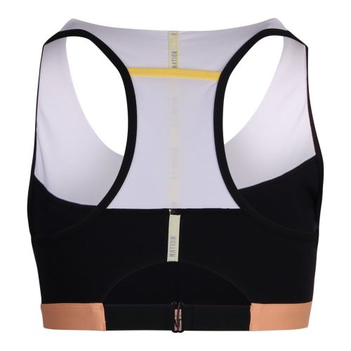 Womens Black Progression Sports Bra 118713 by P.E. Nation from Hurleys